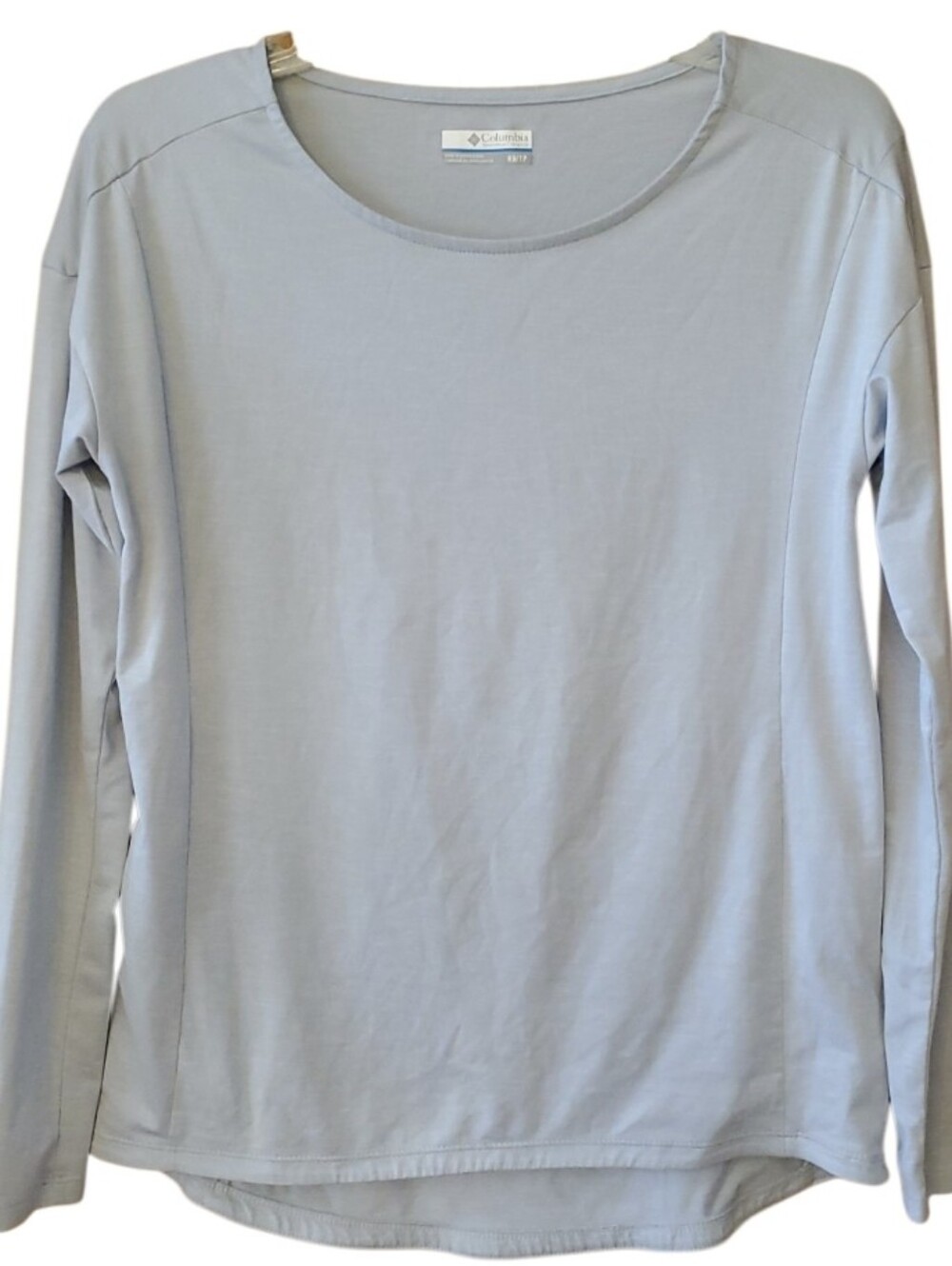 Columbia Women's Soft Stretch Long-Sleeve Active Tee Ice Blue Size XS